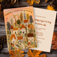 Charming Autumn Village Thanksgiving Party 