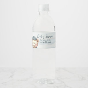 Charming Baby Shower Water Bottle Label