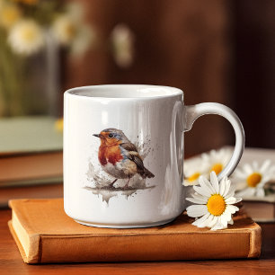 Charming Backyard Robin Coffee Mug