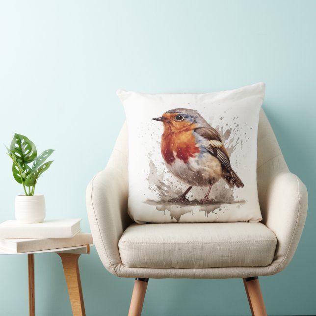 Charming Backyard Robin Cushion (Chair)