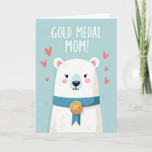 Charming Bear Award Mother Card
