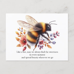Charming Bee Postcard