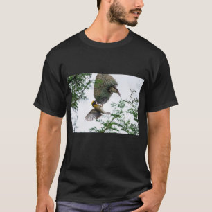 Charming Bird Building a Nest T-Shirt