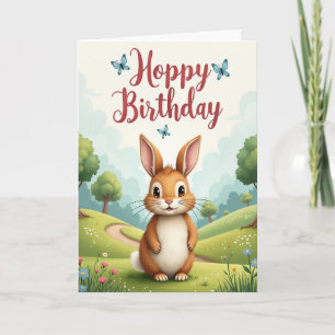 Charming Birthday Animal Hills Card