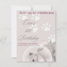 Charming  Birthday Invitation | Customisable