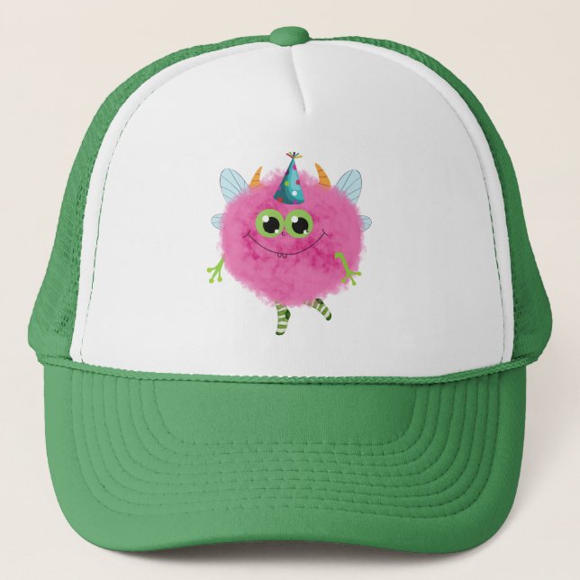 Charming birthday monster Baseball & Trucker Hats (Front)