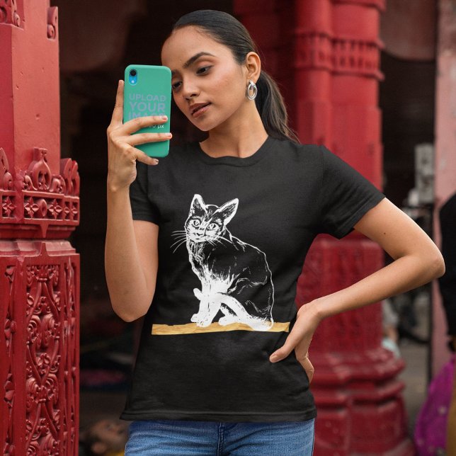 Charming Black And White Cat-Tastic T-Shirt (Creator Uploaded)