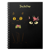 Charming Black Cats Yellow Eyes