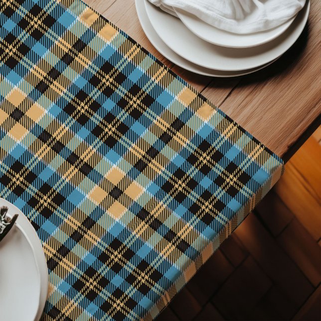 Charming Blue Yellow Runner Gift for Family Dining (Charming Blue Yellow Runner – Gift for Family Dining)