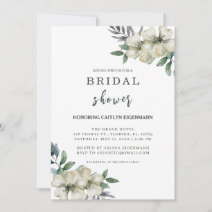 Charming Botanical Bridal Shower Invitation