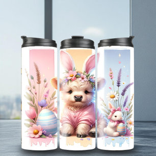 Charming Brushstroke Easter Highland Tumbler