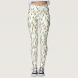 Charming Candycane Bows Christmas Xmas Holiday Leggings<br><div class="desc">Hope you like this fun design. Customise it with your own text too. And check my shop for matching items like tshirts,  towels,  wrapping paper,  cards and more! If you'd like something custom please drop me a note. Thanks for checking out my designs!</div>
