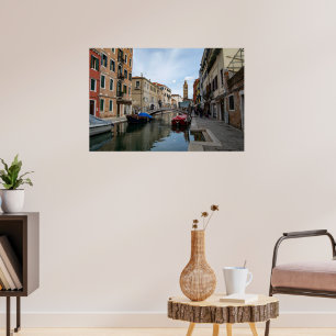 Charming Cannaregio Canal Venice Italy Poster