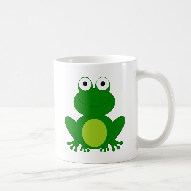 Charming cartoon frog coffee mug (Right)