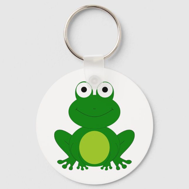 Charming cartoon frog key ring (Front)