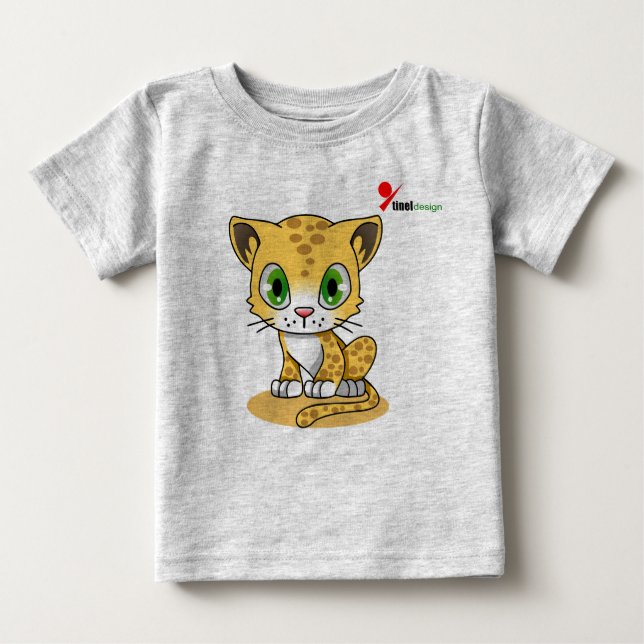 Charming Cat Baby T-Shirt (Front)