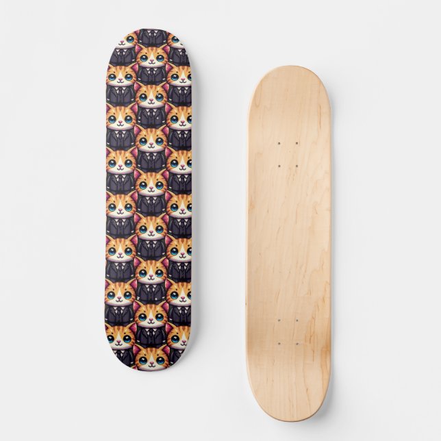 Charming Cat Executive Skateboard (Front)