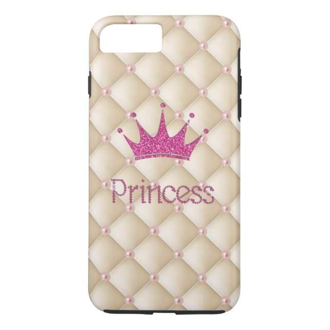Charming Chic Pearls ,Tiara, Princess,Glittery Case-Mate iPhone Case (Back)