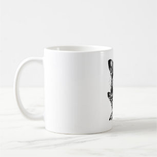 Charming Chihuahua Duo Black and White Pet Coffee Mug