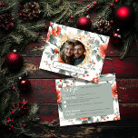 Charming Christmas Wedding with Romantic Photo RSVP Card<br><div class="desc">Make your holiday wedding even more special with our Chic Christmas Wedding RSVP Response Card featuring a romantic photo. This elegant design captures the essence of love and celebration, inviting your guests to share in your joyous occasion. The beautiful layout ensures your guests can easily respond while enjoying a glimpse...</div>