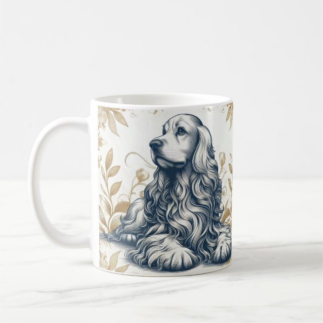 Charming Cocker Spaniel Mug (Left)