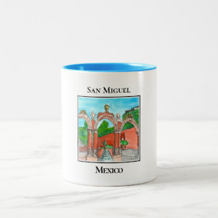Charming Colonial Guesthouse in San Miguel Two-Tone Coffee Mug
