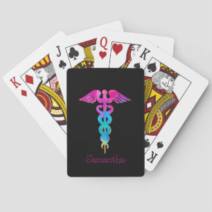 Charming & Colourful Medical Logo Design Playing Cards