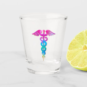 Charming & Colourful Medical Logo Design Shot Glass