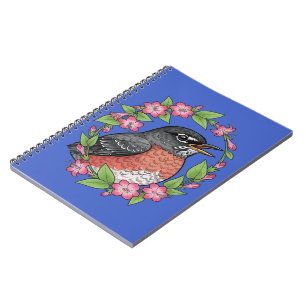 Charming Connecticut Bird With Mirabilis Notebook