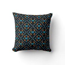 Charming Coquette Bow Geometric Tile Black Accent
