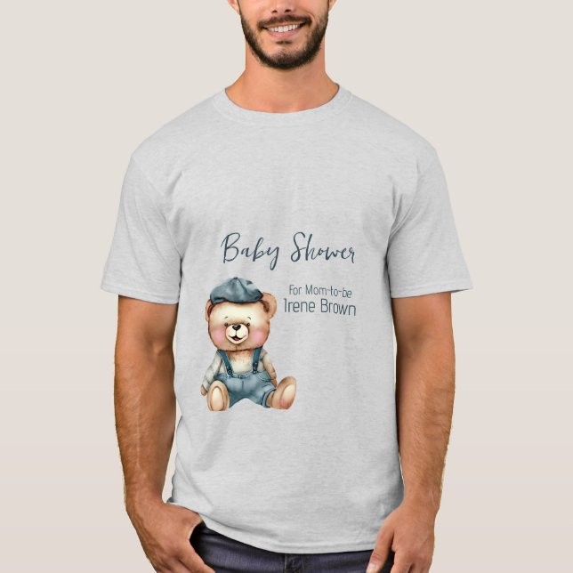 Charming Cosy Baby Shower T-Shirt (Front)