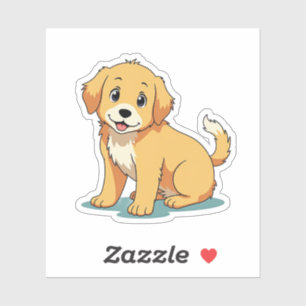 Charming Cosy Dog, Jolly Golden Retriever, Small