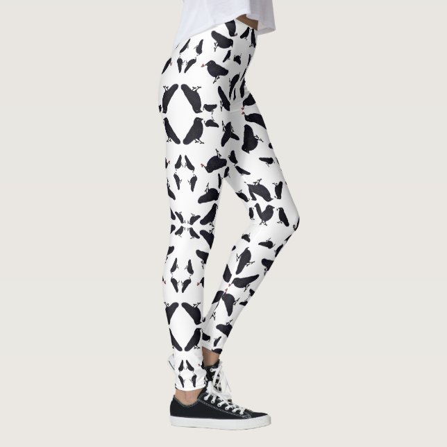 Charming crows with gifts leggings (Right)
