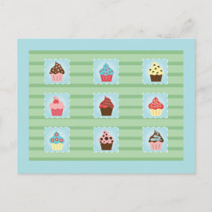 Charming Cupcakes Postcard