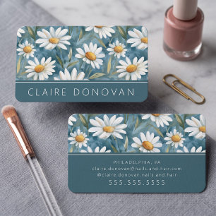 Charming Daisy Floral Business Card