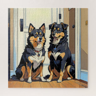 Charming Dogs Jigsaw Puzzle