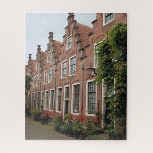 Charming Dutch Street Architectural Beauty Quaint Jigsaw Puzzle