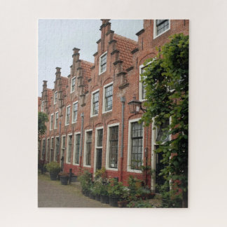 Charming Dutch Street Architectural Beauty Quaint Jigsaw Puzzle