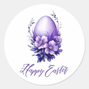 Charming Easter Egg Classic Round Sticker