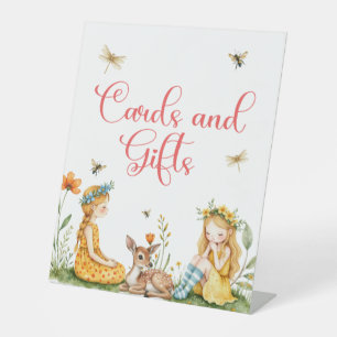 Charming Fairies Woodland Cards and Gifts Pedestal Sign