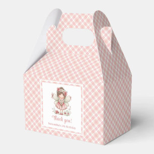 Charming Fairy Girl Blush Floral Birthday Favour Box