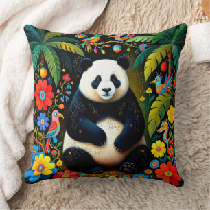 Charming Fairy Panda Bear Cushion