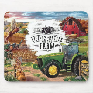 Charming Farmhouse Mouse Pad