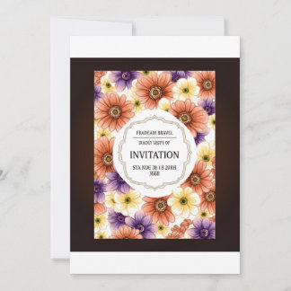 Charming Floral Invitation