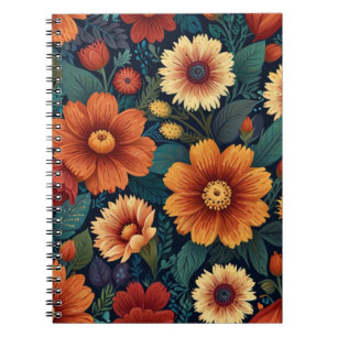 Charming Floral Notebook