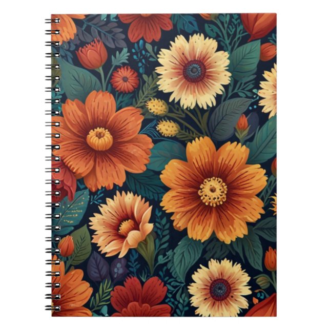 Charming Floral Notebook (Front)