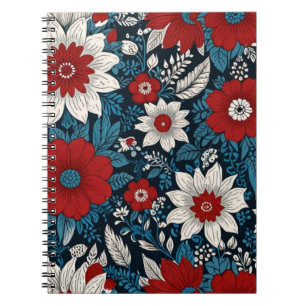 Charming Floral Notebook