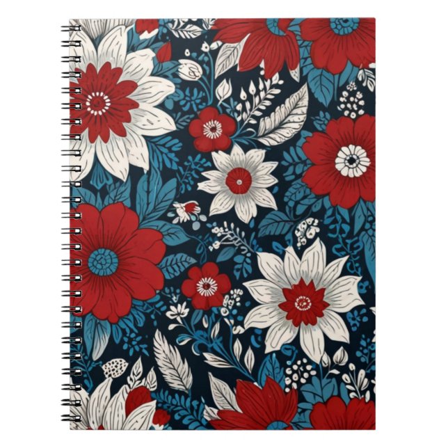 Charming Floral  Notebook (Front)