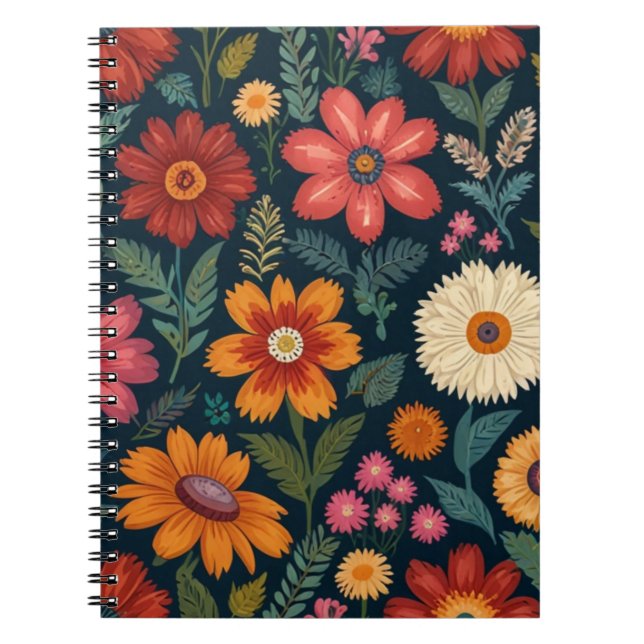 Charming Floral Notebook (Front)