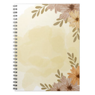 Charming Floral Notebook